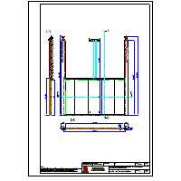 Małkowski-Martech Sp. z o.o. - Gate lowered Marc-O1 - Fire gate lowered Marc-O1 T30 electric - ballast on both sides dwg