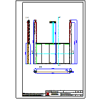 Małkowski-Martech Sp. z o.o. - Gate lowered Marc-O1 - Fire gate lowered Marc-O1 EI60 with electric drive - ballast on both sides dwg