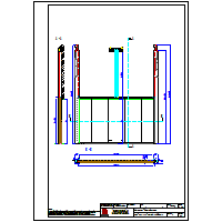 Małkowski-Martech Sp. z o.o. - Gate lowered Marc-O1 - Fire gate lowered Marc-O1 EI120 electric - ballast on both sides dwg