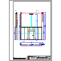 Małkowski-Martech Sp. z o.o. - Brama opuszczana Marc-O1 - Przeciwpożarowa brama opuszczana Marc-O1 EI60 z napędem elektrycznym i drzwiami ppoż.DB - balast jednostronny dwg