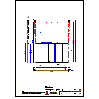 Małkowski-Martech Sp. z o.o. - Gate lowered Marc-O1 - Fire gate lowered Marc-O1 T30 with Electroholders - ballast on both sides dwg