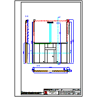 Małkowski-Martech Sp. z o.o. - Brama opuszczana Marc-O1 - Przeciwpożarowa brama opuszczana Marc-O1 EI120 z napędem elektrycznym i drzwiami ppoż.DB - balast jednostronny dwg