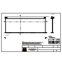 Małkowski-Martech Sp. z o.o. - Gate Curtain Marc-K tubular drive VERSION WITH SUPPORT E120-EW120 - MARC-E120-K EW120_NAPĘD TUBE WITH WALL PODPORĄ_MONTAŻ dwg