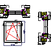 aluplast Sp. z o.o. - WINDOW SYSTEMS PCV energeto 8000 - Aluplast - energeto 8000 foam inside the window Single-section vertical and horizontal dwg