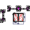 aluplast Sp. z o.o. - WINDOW SYSTEMS PCV energeto 8000 - Aluplast - energeto 8000 window double vertical section and a horizontal dwg