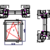 aluplast Sp. z o.o. - WINDOW SYSTEMS PCV energeto 8000 - Aluplast - energeto 8000 single-window vertical section and a horizontal dwg