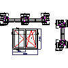 aluplast Sp. z o.o. - WINDOW SYSTEMS PCV energeto 8000 - Aluplast - energeto 8000 przymykowe wing box section double vertical and horizontal dwg