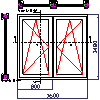 aluplast Sp. z o.o. - System Ideal 8000 - Aluplast - sections window double dwg