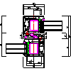 aluplast Sp. z o.o. - Lift & slide door 85 mm - Aluplast - door HST section Connection wings dwg