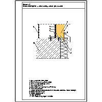 Izopanel - WALL PANEL WITH CONCEALED FASTENER	 IzoGold - IzoGold PUR / PIR / PIR + - horizontal, treatment by grounding dwg