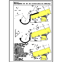 Izopanel - Płyta warstwowa IzoRoof - IzoRoof PUR/PIR/PIR+ ; MWF ; EPS - okap z wariantowym mocowaniem barier przeciwśniegowych dwg