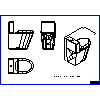 Faneco Sp. z o.o. Sp. k. - Kompakt WC ze stali nierdzewnej UR2A - widok dwg