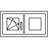 VETREX Sp. z o.o. - Double window RU + SS - View dwg