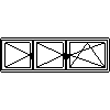 VETREX Sp. z o.o. - Window triple  R + R + RU - View dwg