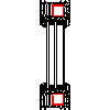 VETREX Sp. z o.o. - Window  SR - Vertical section dwg