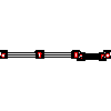 VETREX Sp. z o.o. - Window triple with movable postSR + SR + RU - A horizontal section dwg