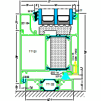 Systems of aluminum AC-door 77HI - Systems of aluminum AC-77HI-door-2-2-b.dwg dwg