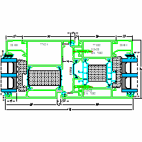 Systems of aluminum AC-door 77HI - Systems of aluminum AC-77HI-door-4-4-a.dwg dwg