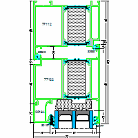 Systems of aluminum AC-door 77HI - Systems of aluminum AC-77HI-door-9-9-a.dwg dwg