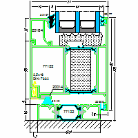 Systems of aluminum AC-door 77HI - Systems of aluminum AC-77HI-door-11-11-a.dwg dwg