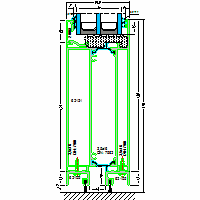 Systems of aluminum AC-door 77HI - Systems of aluminum AC-77HI-door-14-14.dwg dwg