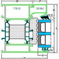 Systems of aluminum AC-window 77HI - Systems of aluminum AC-77HI-window-1-1-b.dwg dwg