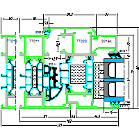 Systems of aluminum AC-window 77HI - Systems of aluminum AC-77HI-window-2-2-c.dwg dwg