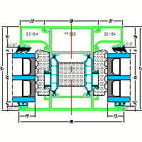 Morad Sp. z o. o. - Systems of aluminum AC-window 77HI - Systems of aluminum AC-77HI-window-3-3-b.dwg dwg