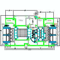 Morad Sp. z o. o. - Systems of aluminum AC-window 77HI - Systems of aluminum AC-77HI-window-4-4-d.dwg dwg