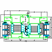 Morad Sp. z o. o. - Systems of aluminum AC-window 77HI - Systems of aluminum AC-77HI-window-4-4-h.dwg dwg