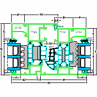 Morad Sp. z o. o. - Systems of aluminum AC-window 77HI - Systems of aluminum AC-77HI-window-4-4-k.dwg dwg