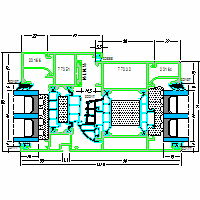 Morad Sp. z o. o. - Systems of aluminum AC-window 77HI - Systems of aluminum AC-77HI-window-4-4-m.dwg dwg