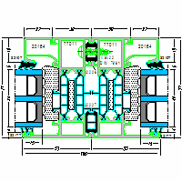 Morad Sp. z o. o. - Systems of aluminum AC-window 77HI - Systems of aluminum AC-77HI-window-6-6-d.dwg dwg