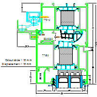 Morad Sp. z o. o. - Systems of aluminum AC-window 77HI - Systems of aluminum AC-77HI-window-8-8-b.dwg dwg