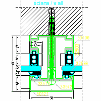 Morad Sp. z o. o. - Fasada aluminiowa SYSTEM AF-50 - AF-50-1cp.dwg dwg