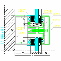 Morad Sp. z o. o. - Aluminum facade SYSTEM AF-50 - Aluminum facade SYSTEM AF-50-2cp.dwg dwg