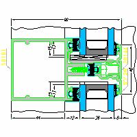 Morad Sp. z o. o. - Aluminum facade SYSTEM AF-50 - Aluminum facade SYSTEM AF-50-2d_nowość.dwg dwg