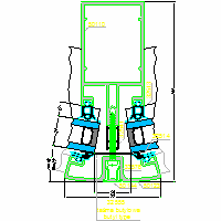 Morad Sp. z o. o. - Fasada aluminiowa SYSTEM AF-50 - AF-50-3b.dwg dwg