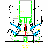 Morad Sp. z o. o. - Aluminum facade SYSTEM AF-50 - Aluminum facade SYSTEM AF-50-3d.dwg dwg