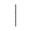 Betafence Corporate Services NV - Panel Nylofor 3-M with dimensions of 300x173 cm square on the pole - Projection dwg