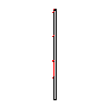 Betafence Corporate Services NV - Panel Nylofor 3-M with dimensions of 300x203 cm square on the pole - Projection dwg