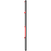 Betafence Sp. z o.o. - Négyszögletű oszlopon lévő 300x243 cm méretű panel Nylofor 3-M - Vetítés dwg