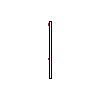 Betafence Corporate Services NV - Nylofor 3D panel with dimensions of 250x103 cm square on the pole - Section dwg