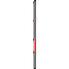 Betafence Corporate Services NV - Nylofor 3D panel with dimensions of 250x203 cm square on the pole - Section dwg