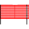 Betafence Sp. z o.o. - Panel Nylofor 3D PRO  o rozměrech 250x123 cm na sloupu EL - Výhled dwg