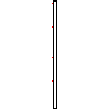 Betafence Sp. z o.o. - Plāksne Nylofor 3D PRO izmēri 250x243 cm uz staba EL - Griezums dwg