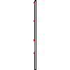 Betafence Sp. z o.o. - Plāksne Nylofor 3D PRO izmēri 250x203 cm uz kvadrata staba - Griezums dwg