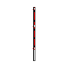 Betafence Sp. z o.o. - Derékszögű oszlopon lévő 250x173 cm méretű panel Nylofor 3D PRO - Keresztmetszet dwg