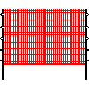 Betafence Sp. z o.o. - Plāksne Nylofor 3D PRO izmēri 250x173 cm uz taisnstūra staba - Attēls dwg