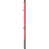 Betafence Sp. z o.o. - Négyszögletű oszlopon lévő 250x303 cm méretű panel Nylofor 3D Super - Keresztmetszet dwg